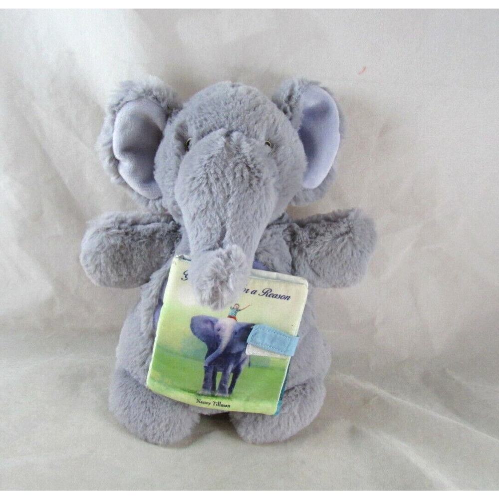 You're Here For A Reason Set Childrens Book Plush Elephant Puppet Nancy Tillman